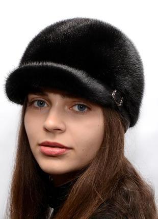 Жіноча зимове норкова кепі
