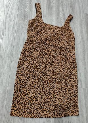 Платье, платье h&amp;m леопардовый принт 2