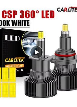 Led лампа dc h7 360 4 діода з обманкою вузький діод правильний пучок світла на ближнє або дальнє світлоло 1шт