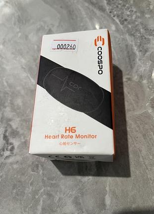 Нагрудний монітор coospo h6, bluetooth, ant+, вимірювання пульсу