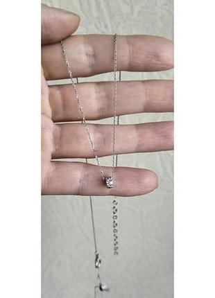 Серебряное колье с подвеской