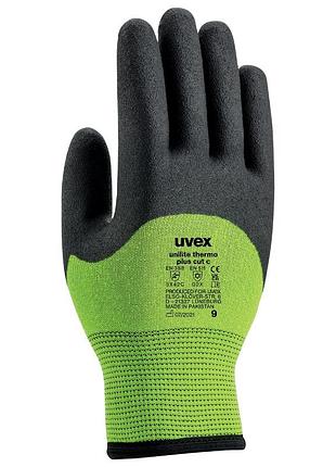 Рукавиці зимові теплі зі захистом від порізів uvex unilite thermo plus cut c (6059109) 11/xxl