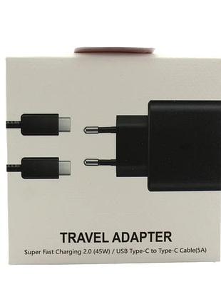 Адаптер usb с кабелем usb-type c 45w/ 9176 black edition (250)