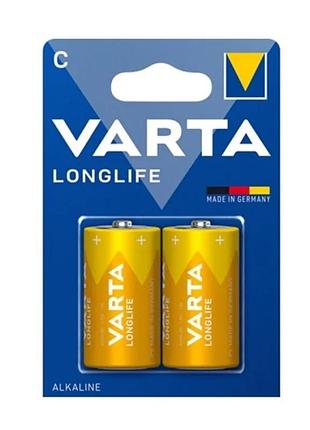 Батарейка varta longlife с lr14 2xbl alkaline kod-5263