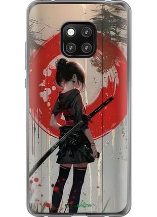 Чехол на huawei mate 20 pro сумерки воина: танец с катаной "6123u-1567-10746"