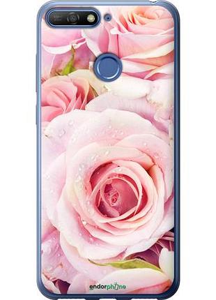 Чехол на huawei honor 7c розы "525u-1411-10746"