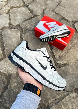 Nike p-6000 white black 4