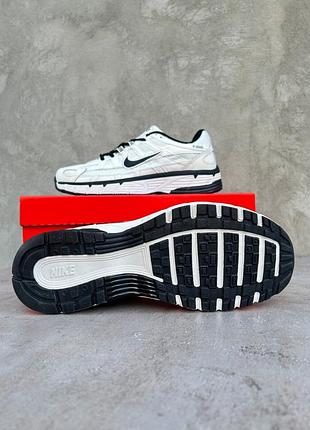 Nike p-6000 white black 9