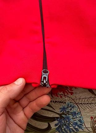 Зіп худі nike tech fleece , червона кофта найк теч фліс 5