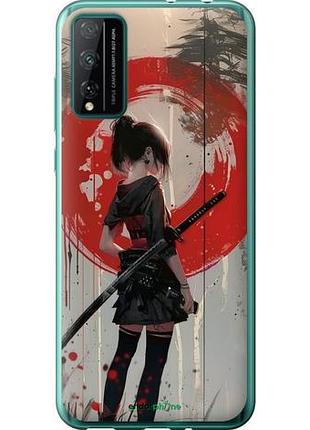 Чехол на huawei honor play 4t pro сумерки воина: танец с катаной "6123u-1914-10746"