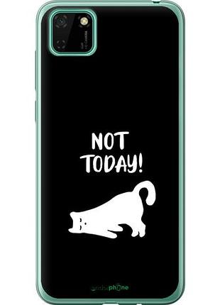 Чохол на huawei y5p втомлений кіт "4535u-1936-10746"