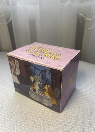 Колекційна кружка disney “lady and the tramp” з коробкою 7