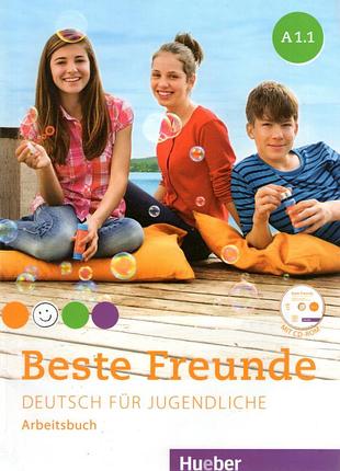 Beste freunde a1.1 kursbuch + arbeitsbuch. книга и тетрадь