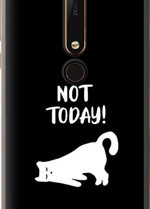 Чехол на nokia 6 2018 уставший кот "4535u-1386-10746"