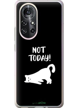 Чехол на huawei nova 8 pro уставший кот "4535u-2246-10746"