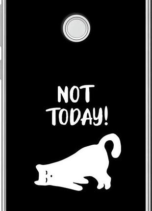 Чехол на huawei p8 lite (2017) уставший кот "4535u-777-10746"
