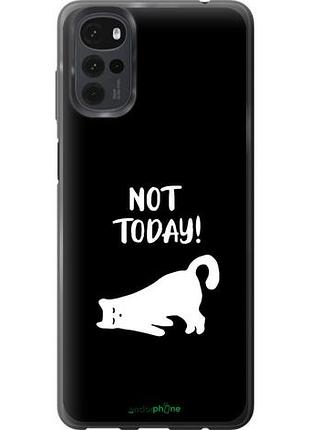 Чехол на motorola g22 уставший кот "4535u-2681-10746"