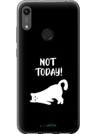 Чехол на huawei honor 8a уставший кот "4535u-1635-10746"