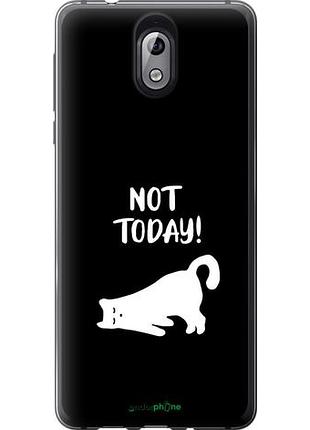 Чехол на nokia 3.1 уставший кот "4535u-1530-10746"