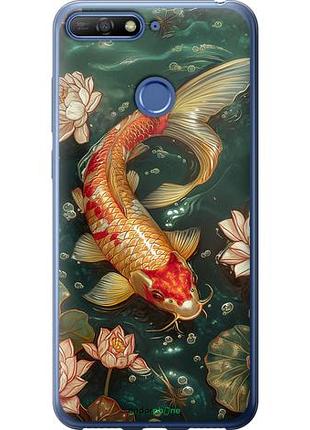 Чехол на huawei honor 7c мелодия лотоса "6106u-1411-10746"