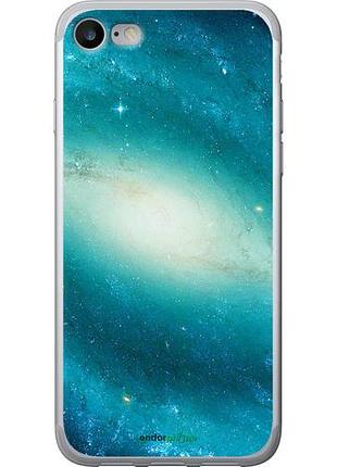 Чехол на iphone se 2020 голубая галактика "177u-2013-10746"