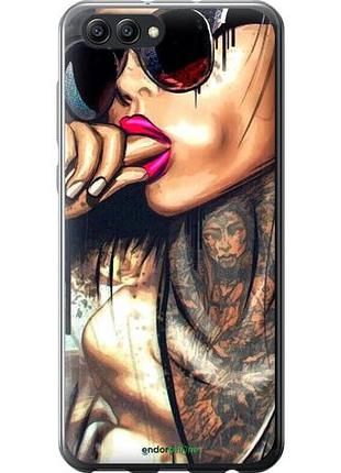 Чохол на huawei honor v10 / view 10 дівчина в тату "4001u-1579-10746"