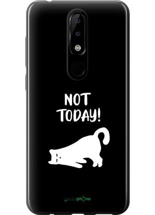 Чохол на nokia 5.1 plus втомлений кіт "4535u-1543-10746"