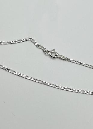 Серебряная цепочка "фигаро" 55 3,25 г