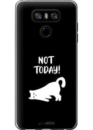 Чехол на lg g6 уставший кот "4535u-836-10746"
