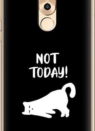 Чехол на huawei mate 9 lite уставший кот "4535u-474-10746"
