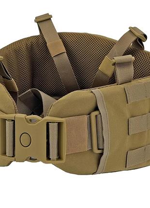 Розвантажувальний пояс рпс cordura 1000 d melgo койот, xl