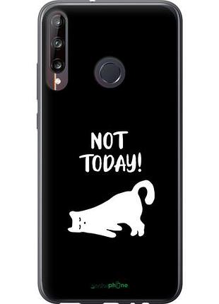 Чехол на huawei p40 lite e уставший кот "4535u-1875-10746"