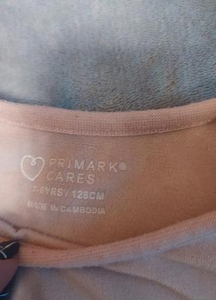 Кофта primark флис на девочку р.7-8 3