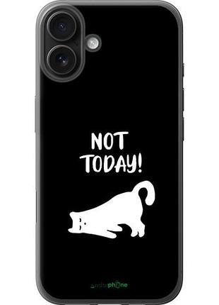 Чохол на iphone 16 plus втомлений кіт "4535u-3714-10746"