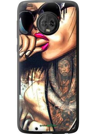 Чохол на motorola moto g6 дівчина в тату "4001u-982-10746"