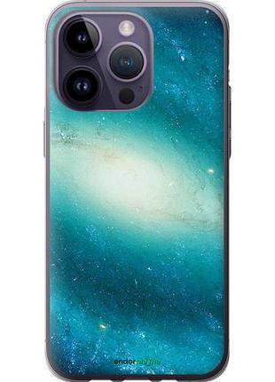 Чехол на iphone 14 pro max голубая галактика "177u-2667-10746"