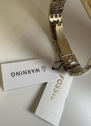 Годинник fossil es5220 золотистий оригінал 2