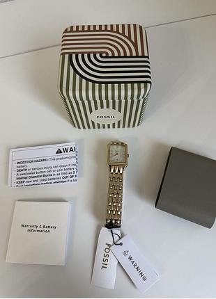 Годинник fossil es5220 золотистий оригінал 6