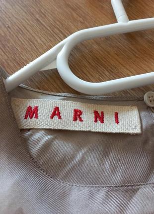 Marni шелковая дизайнерская блуза 9