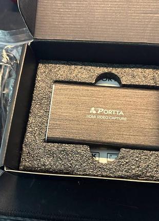 Карта захоплення відео portta hdmi 4k usb 3.0 для стрімінгу