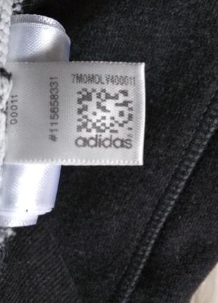 Штаны спортивные adidas climalite темно-серые,розовые полоски ,р.s,m3 фото