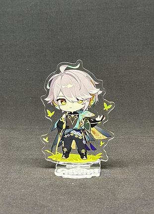 Акриловая коллекционная фигурка chibi геншин импакт - genshin impact аль-хайтам 10 см