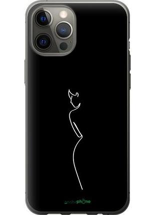 Чехол на iphone 12 pro max силуэт1 "4590u-2054-10746"