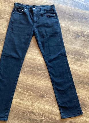 Джинси черные levi’s розмер w30 l32