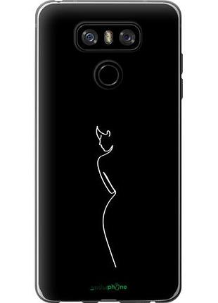 Чехол на lg g6 силуэт1 "4590u-836-10746"