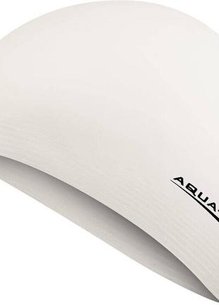 Біла латексна практична шапочка aqua speed soft latex 5728