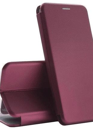 Чехол fiji g.c. для poco x7 книжка магнитная bordo