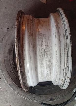 Диск обод колесо шина покрышка ваз , r-13 на 4 отверстия белый не бит не мыт не крашен