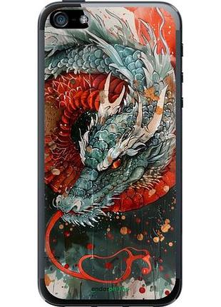 Чехол на iphone se стихия огня "6101u-214-10746"