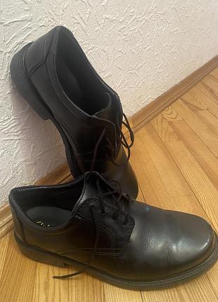 Шкіряні туфлі clarks 45 розмір